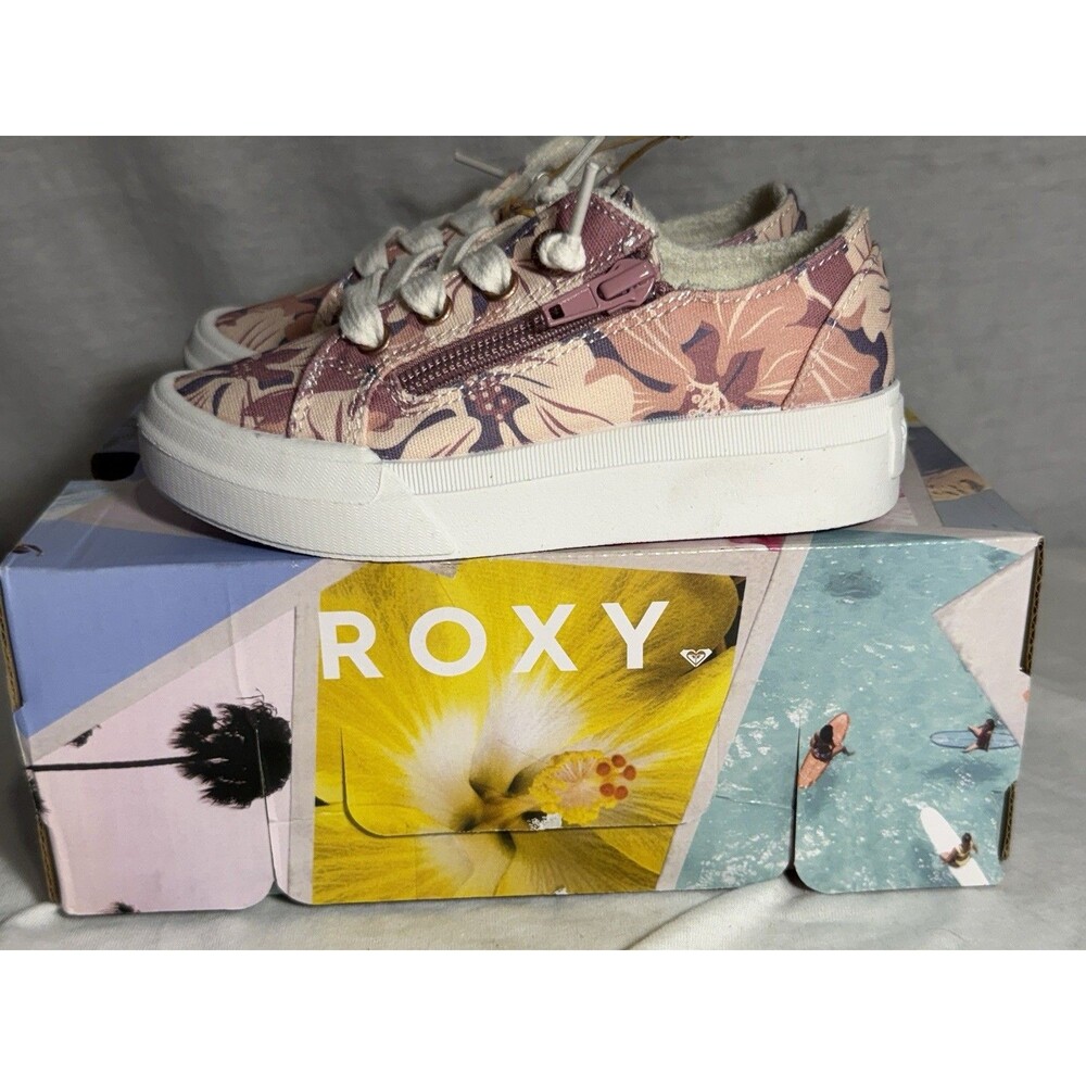 NEW Roxy Girls Sneakers Shoes Size 11 RG Marina Purple NIB Athletic PPP